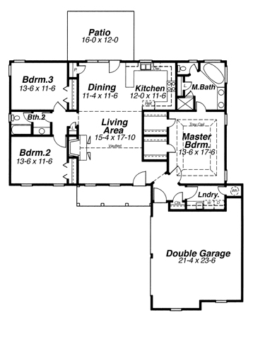 Floor Plan image of TUCKER-A House Plan